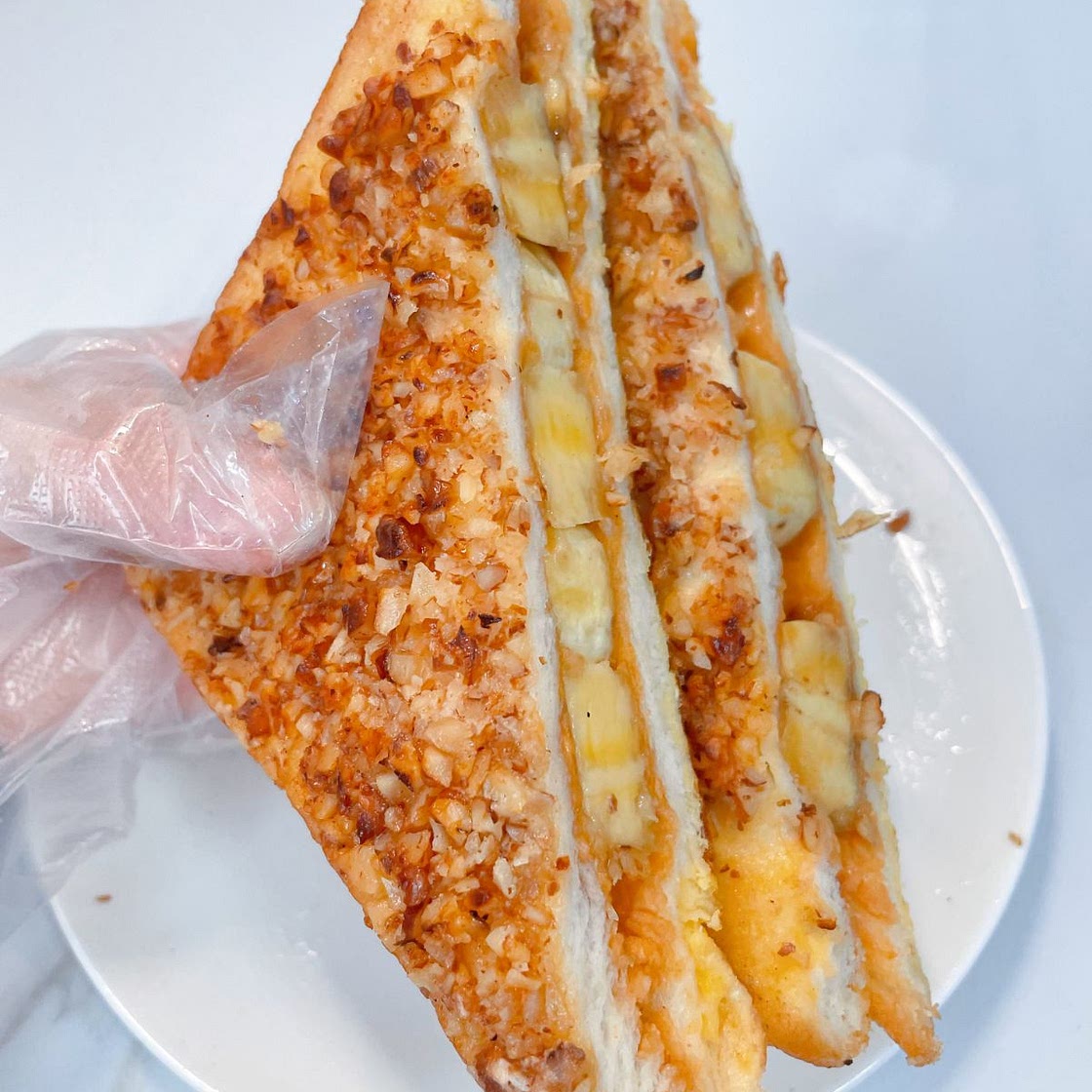How to Make Banana Peanut Butter French Toast (Healthy Version)