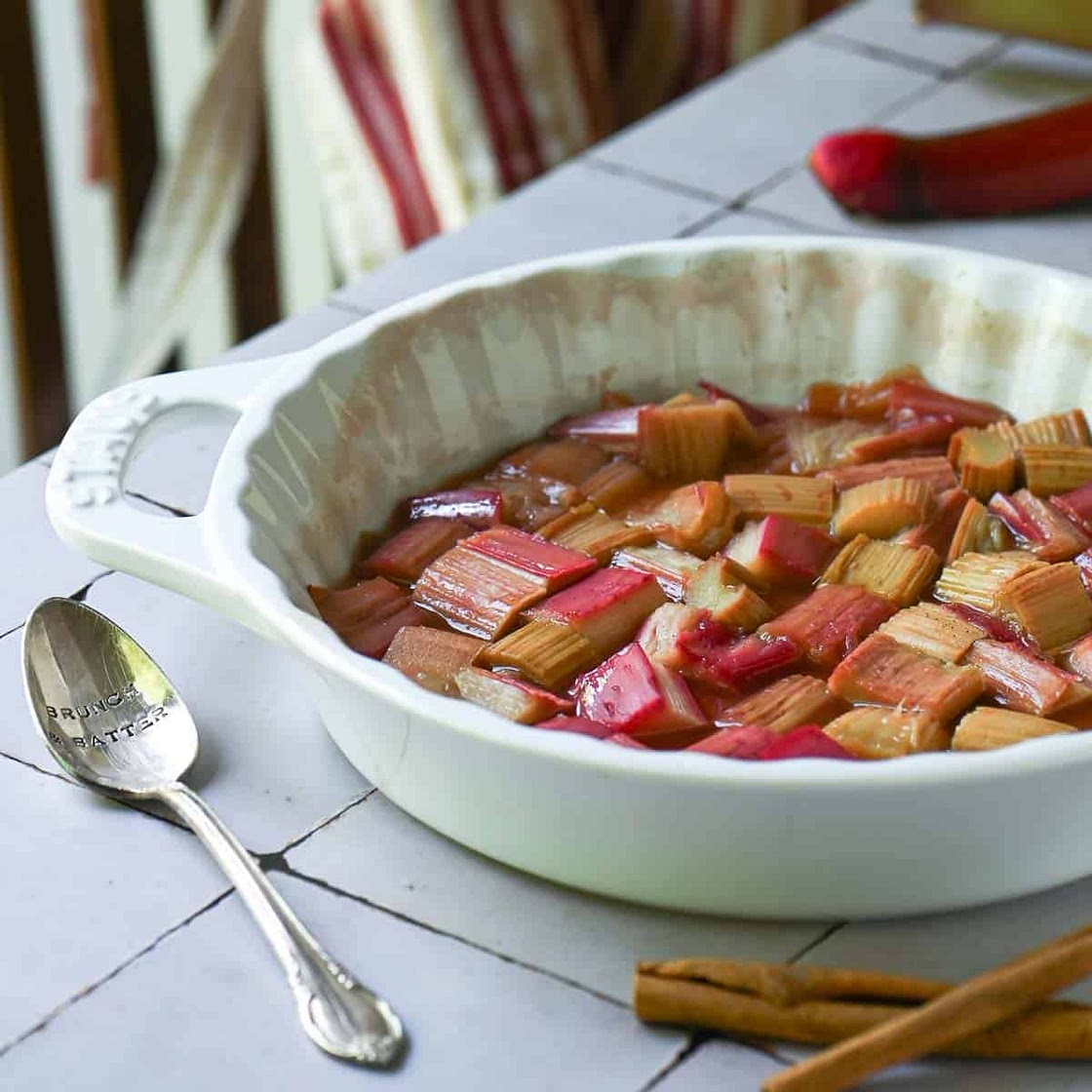 Roasted Rhubarb Compote