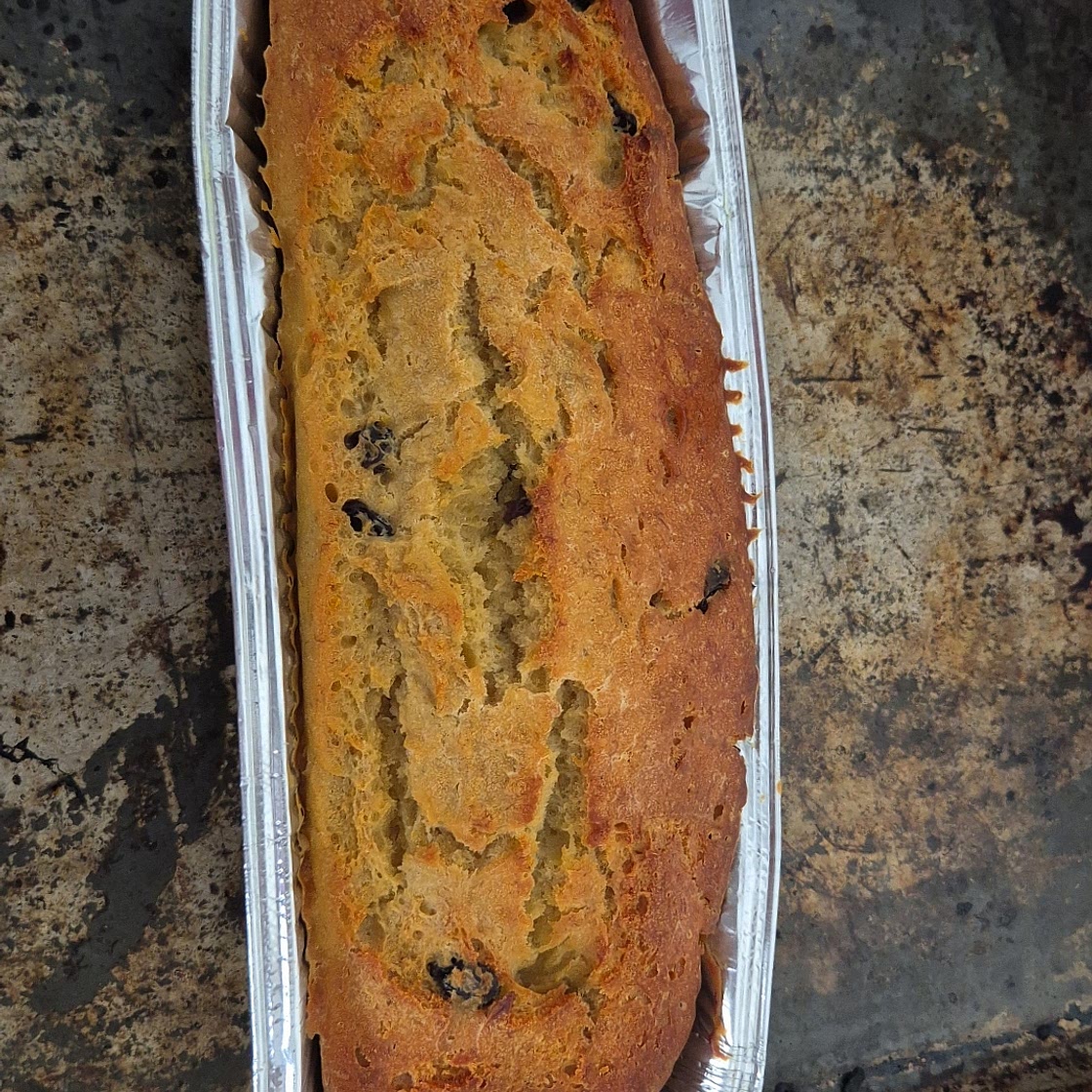 Healthy Cranberry Orange Banana Bread