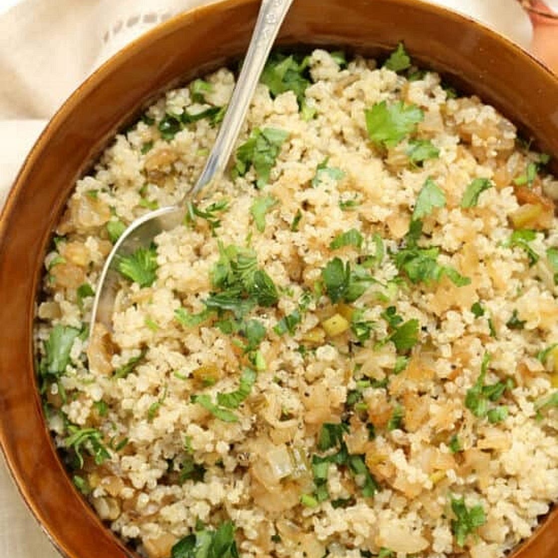 Asian flavored quinoa