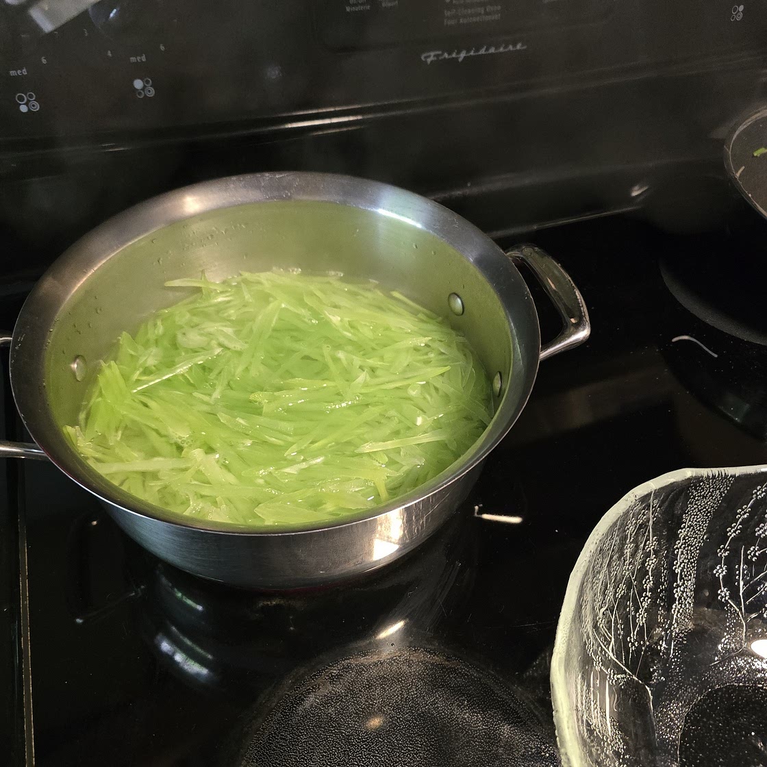 Cold Celtuce Salad