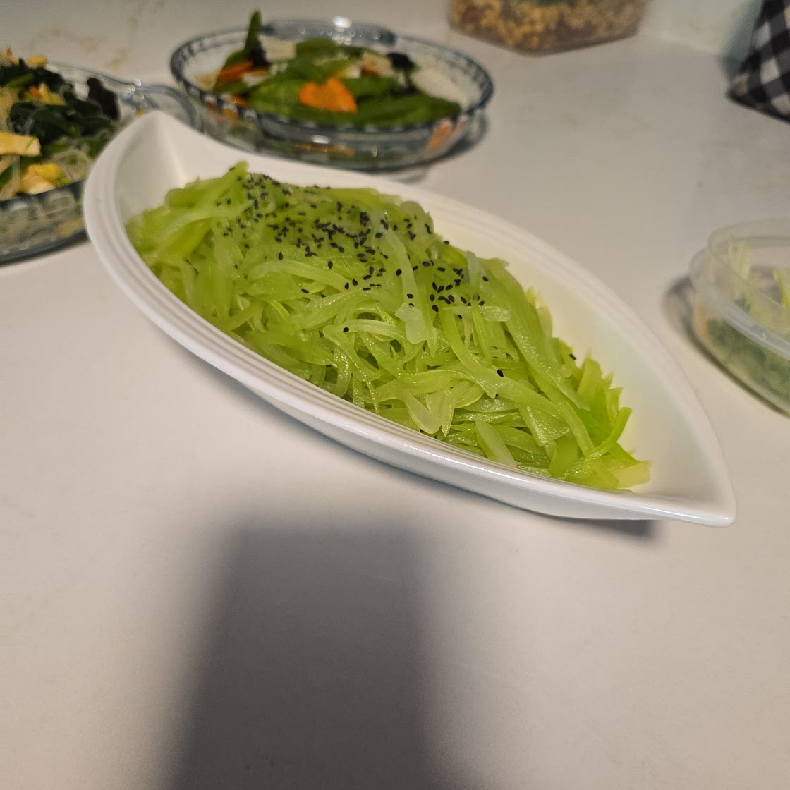 Cold Celtuce Salad