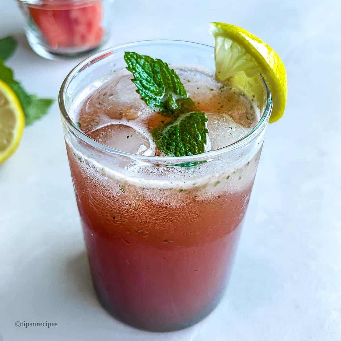 Easy Watermelon Mint Cooler (Refreshing Summer Drink)