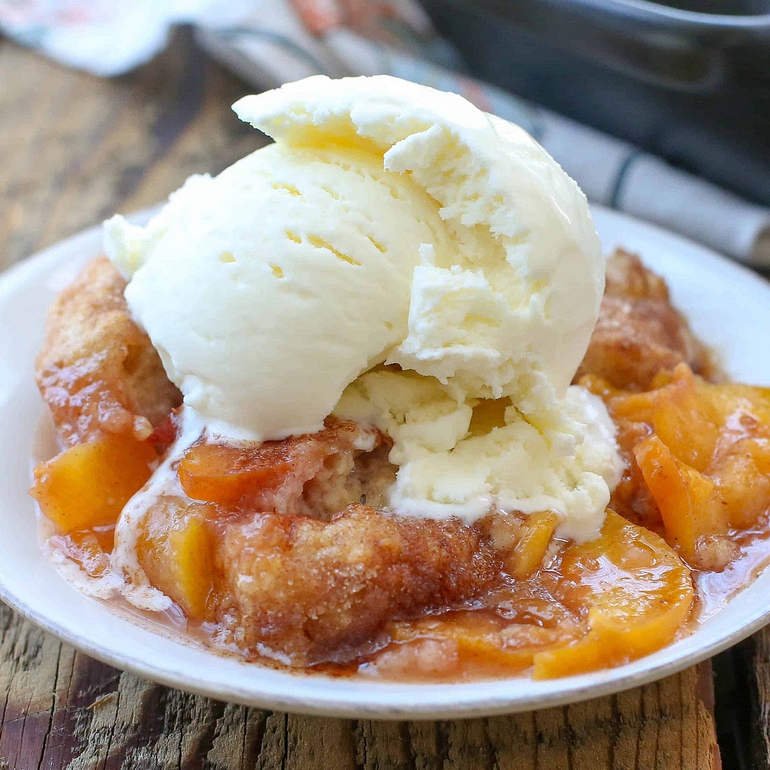Slow Cooker Peach Crisp