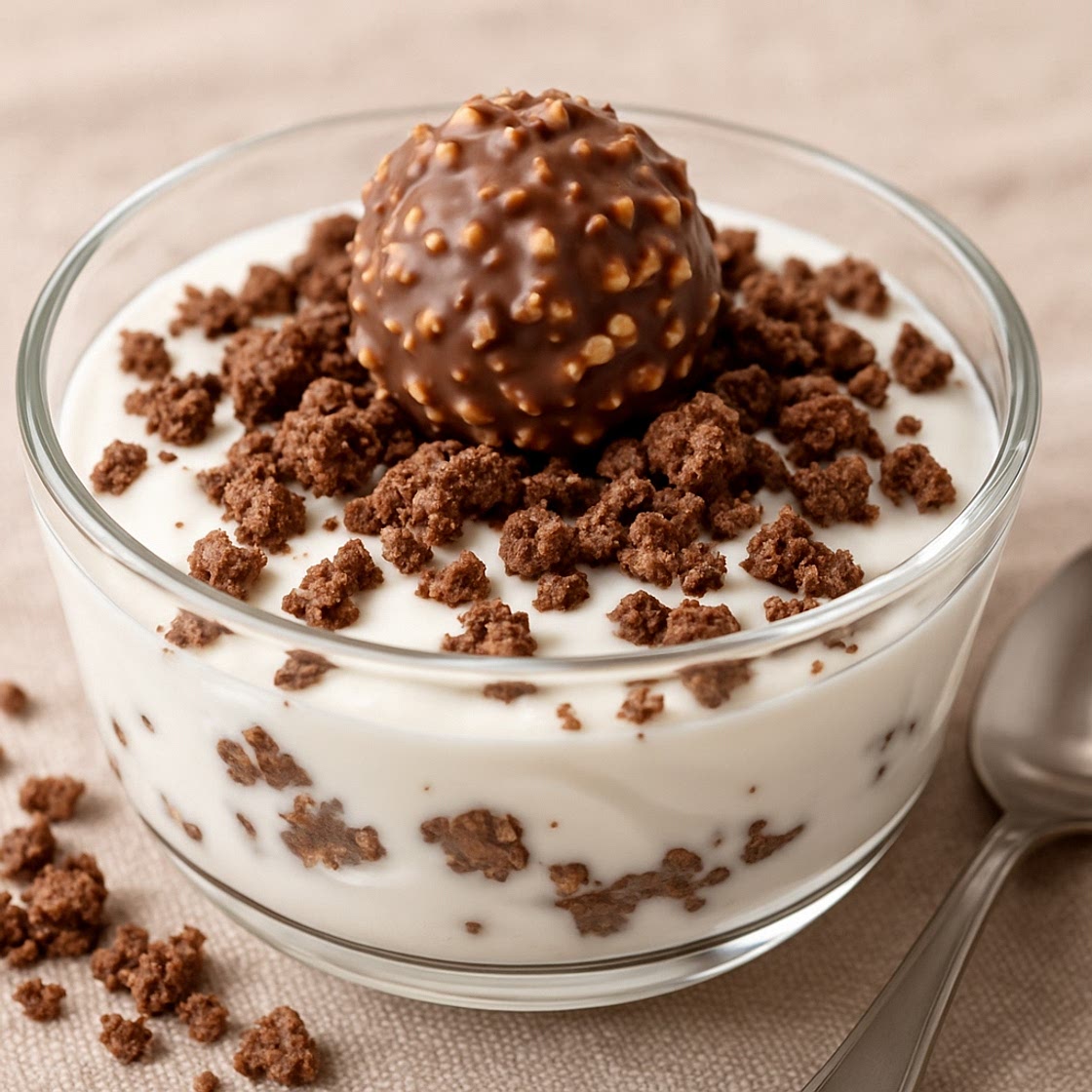 Ferrero Rocher Yoghurt Crumble