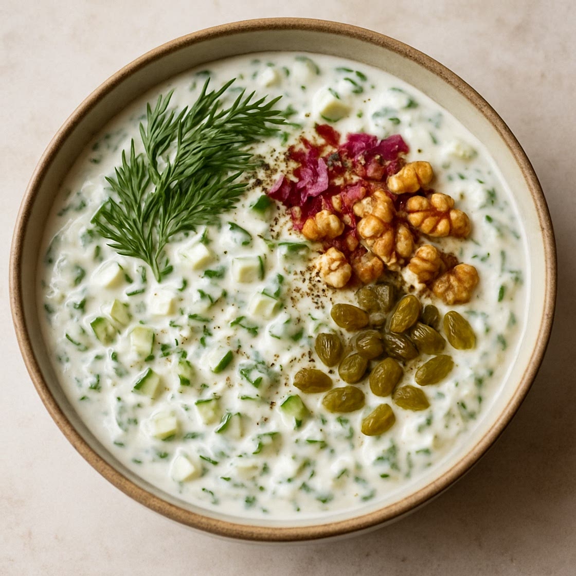 Yogurt & Cucumber Salad (Mast-o khiar)