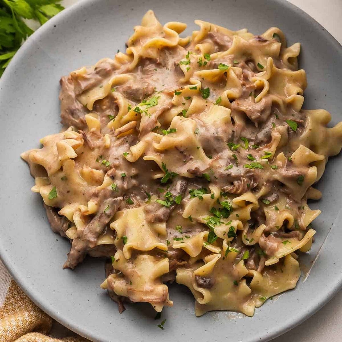 Crock Pot Beef and Noodles