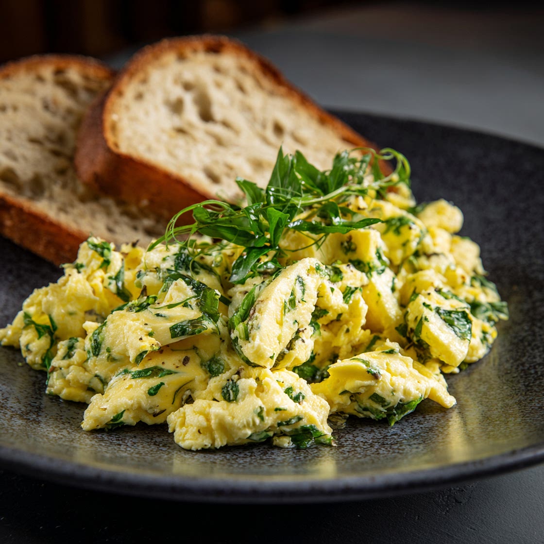 Scrambled Eggs with Herbs