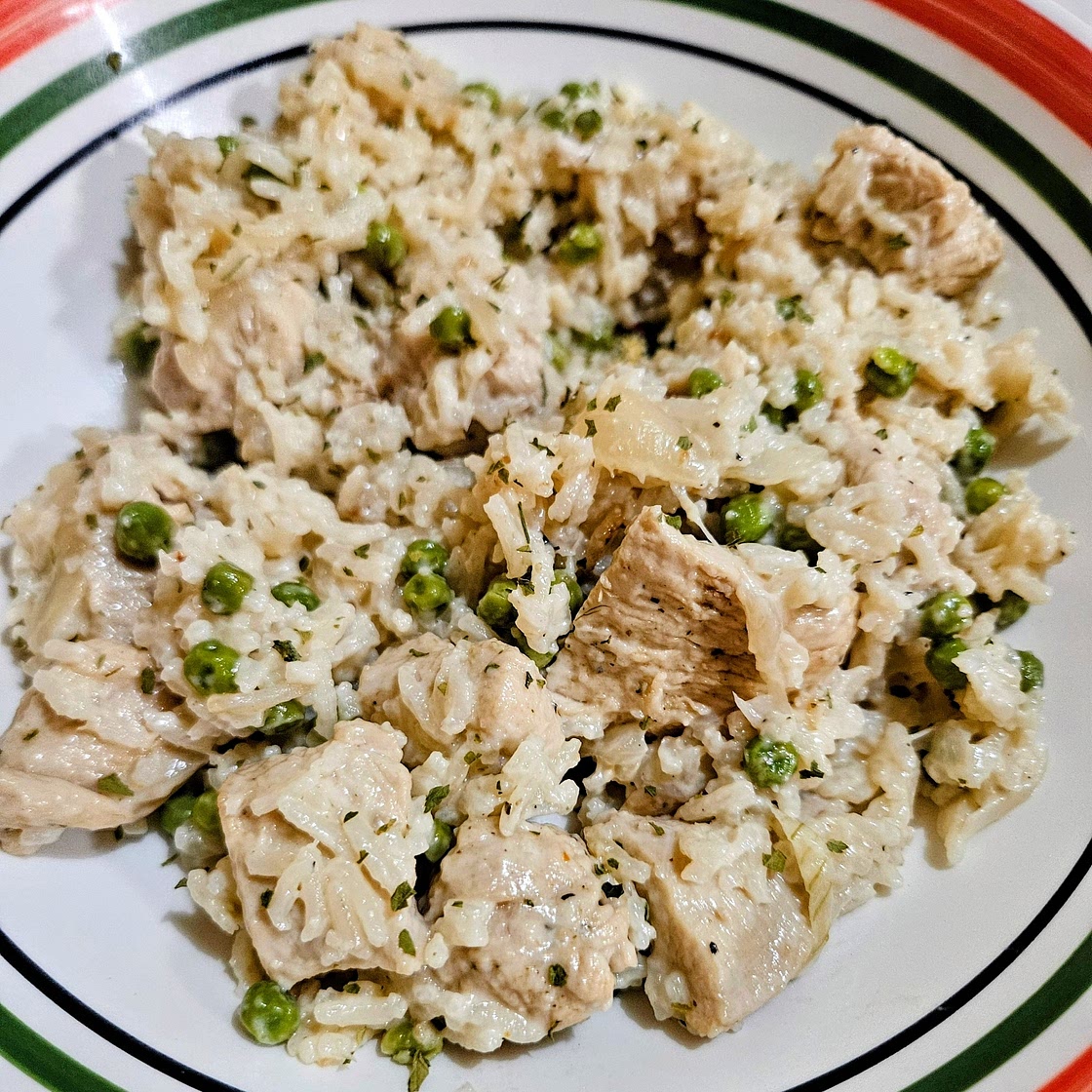 Creamy Parmesan One Pot Chicken and Rice