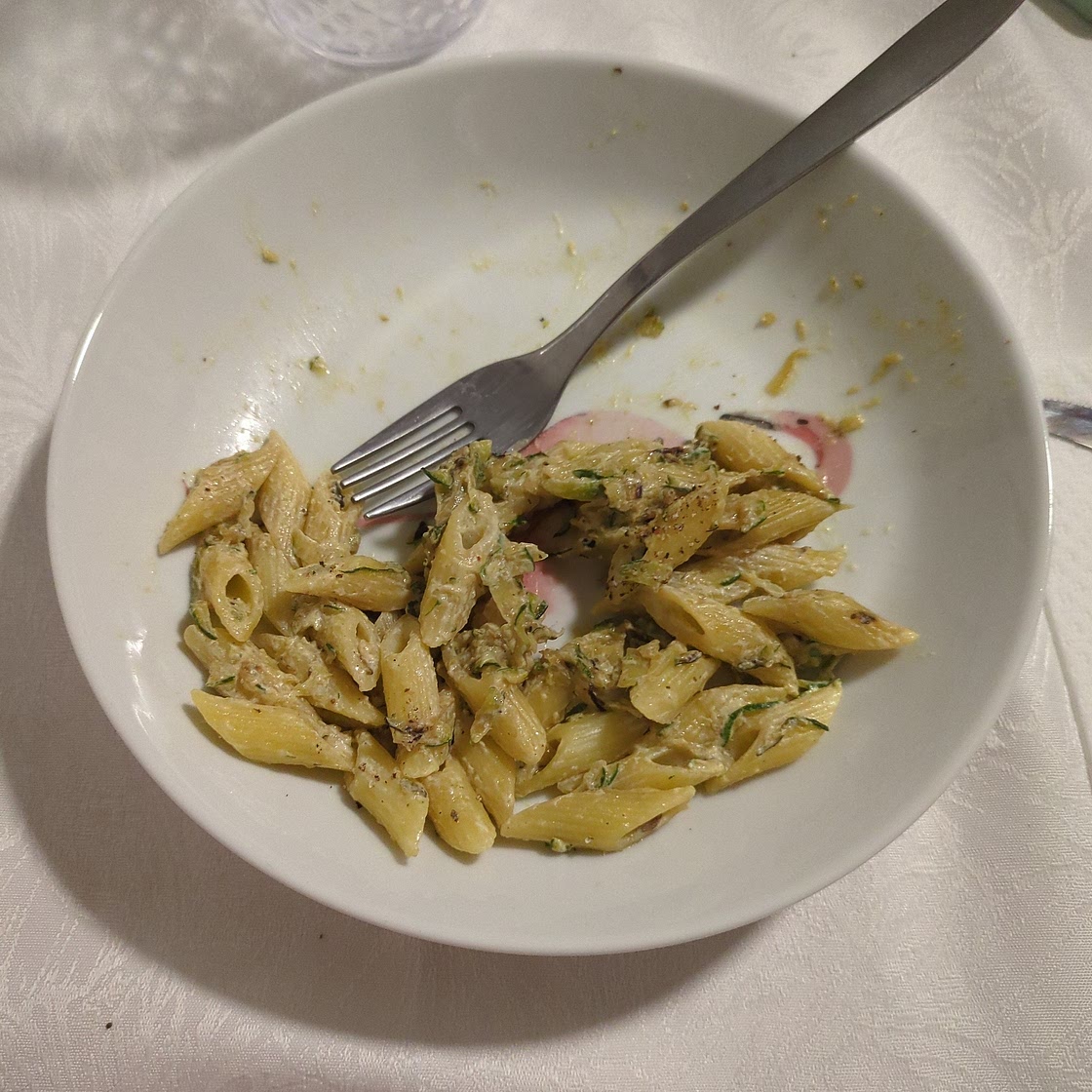 Pasta e zucchine