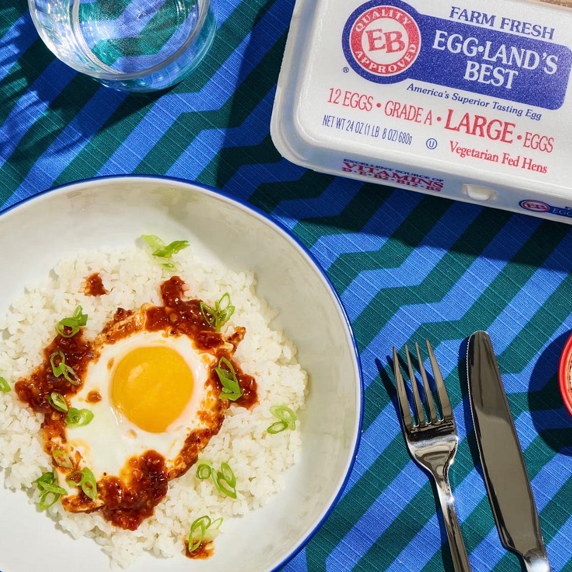 Chili-Soy Fried Eggs