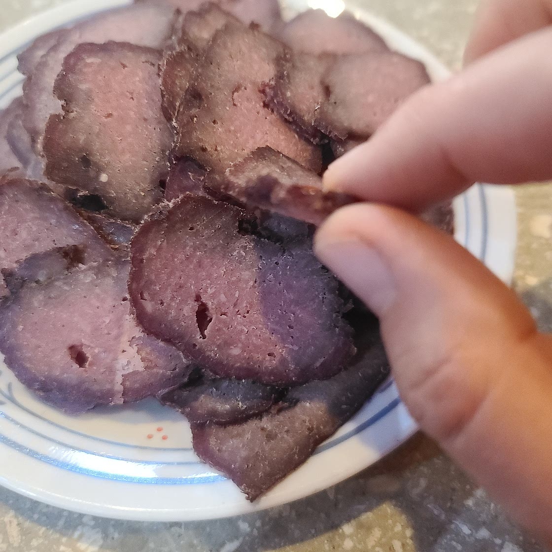 Homemade pepperoni #1