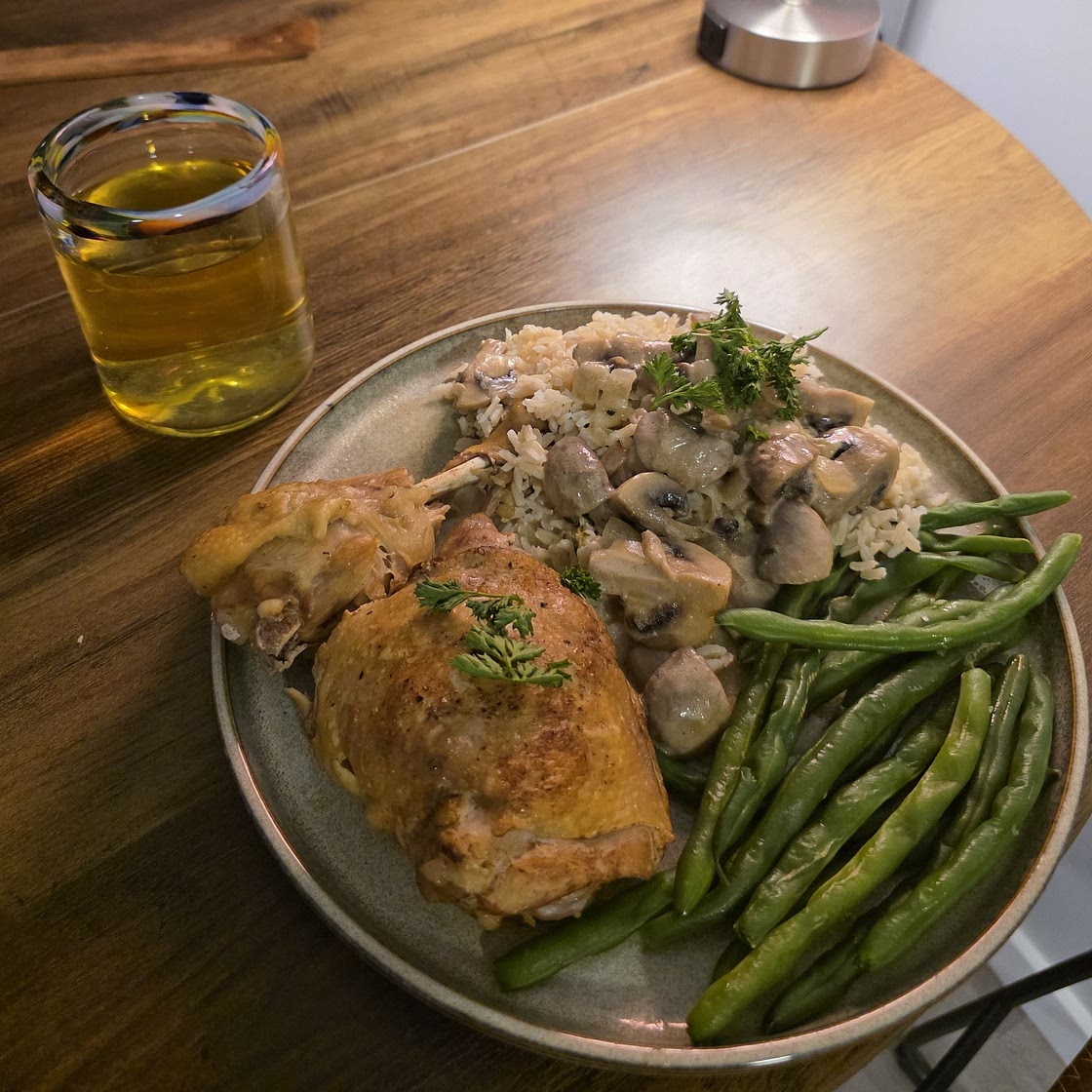 Chicken Fricassée (French creamy chicken stew)