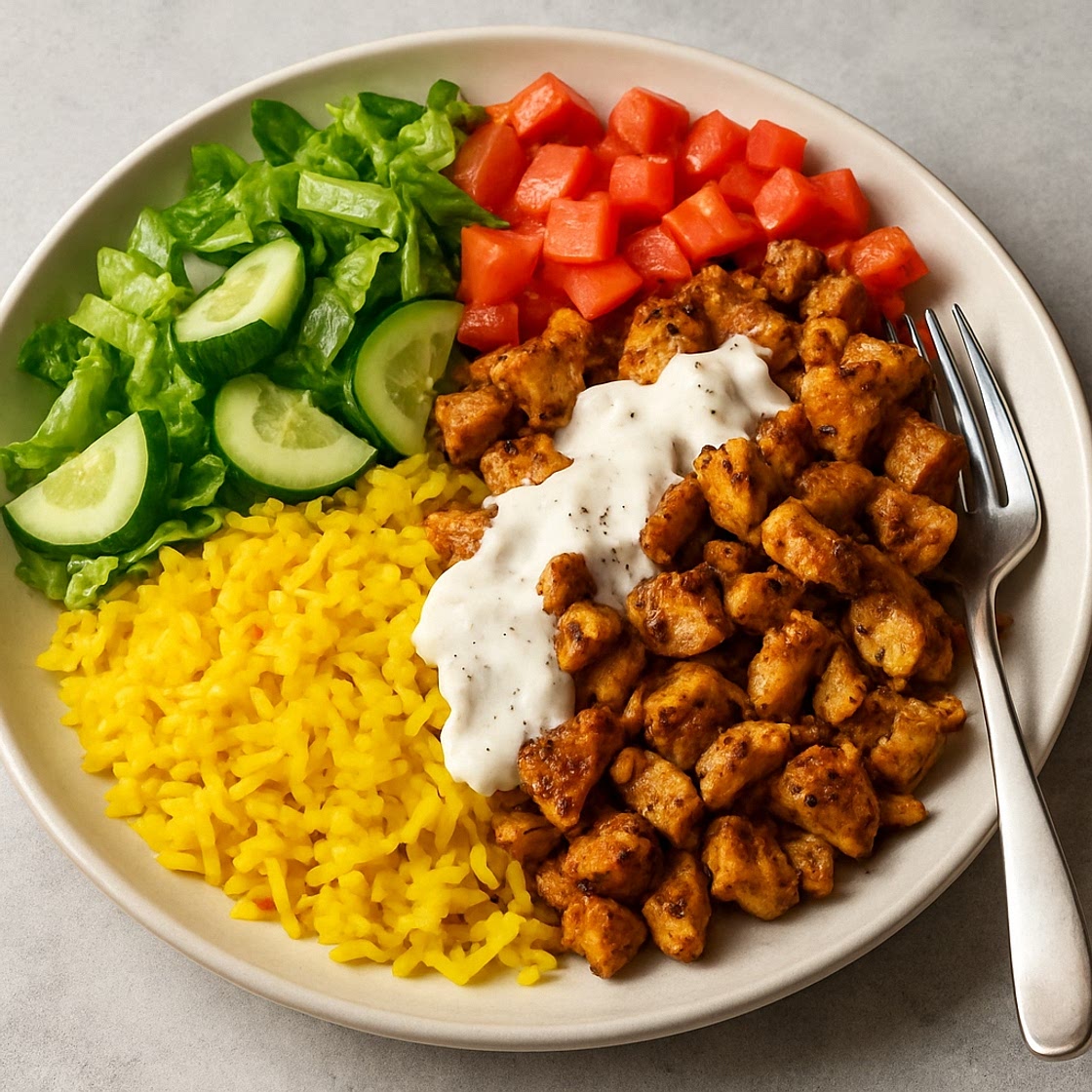 Halal Cart–Style Chicken and Rice