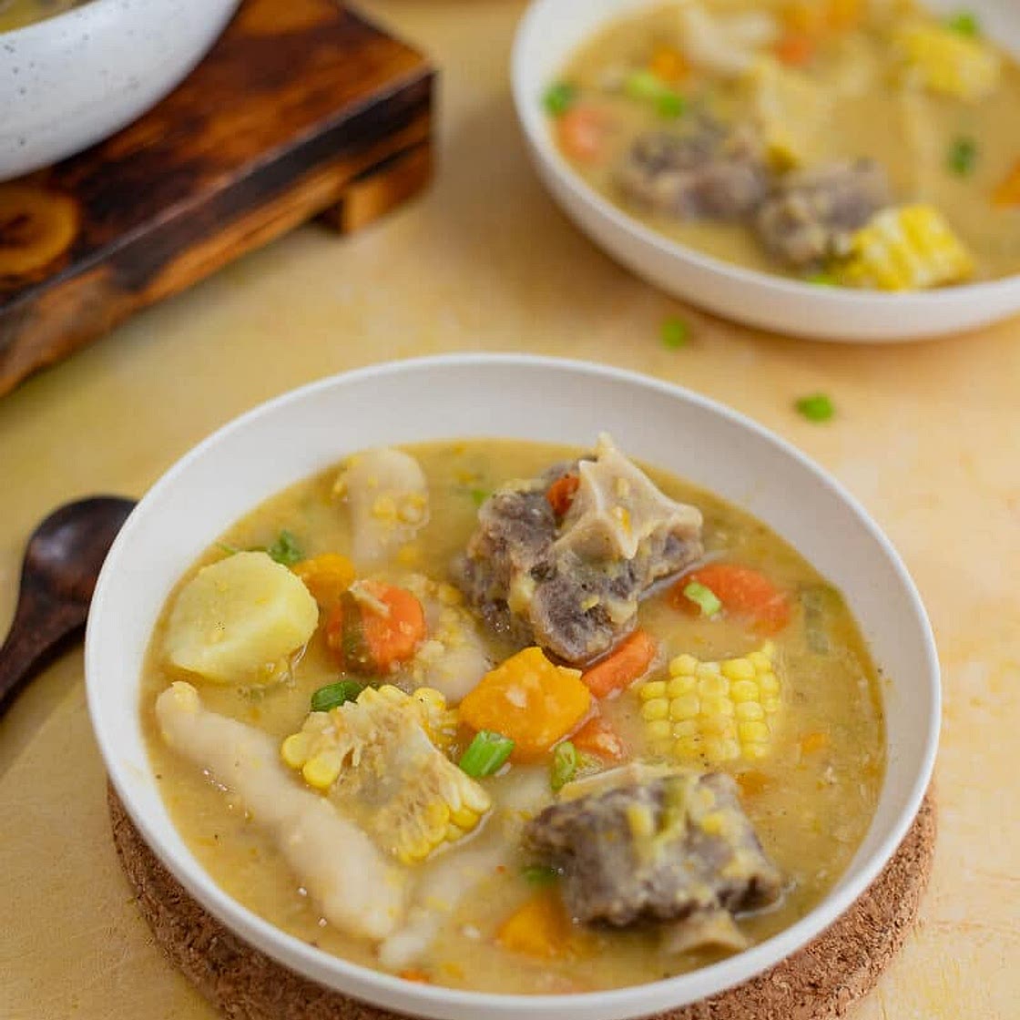 Hearty Caribbean Oxtail Soup Recipe