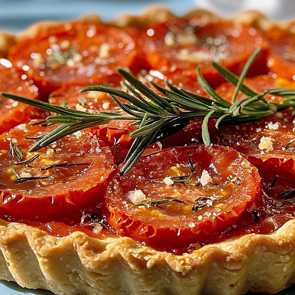 Tarte Provençale aux Tomates & Romarin