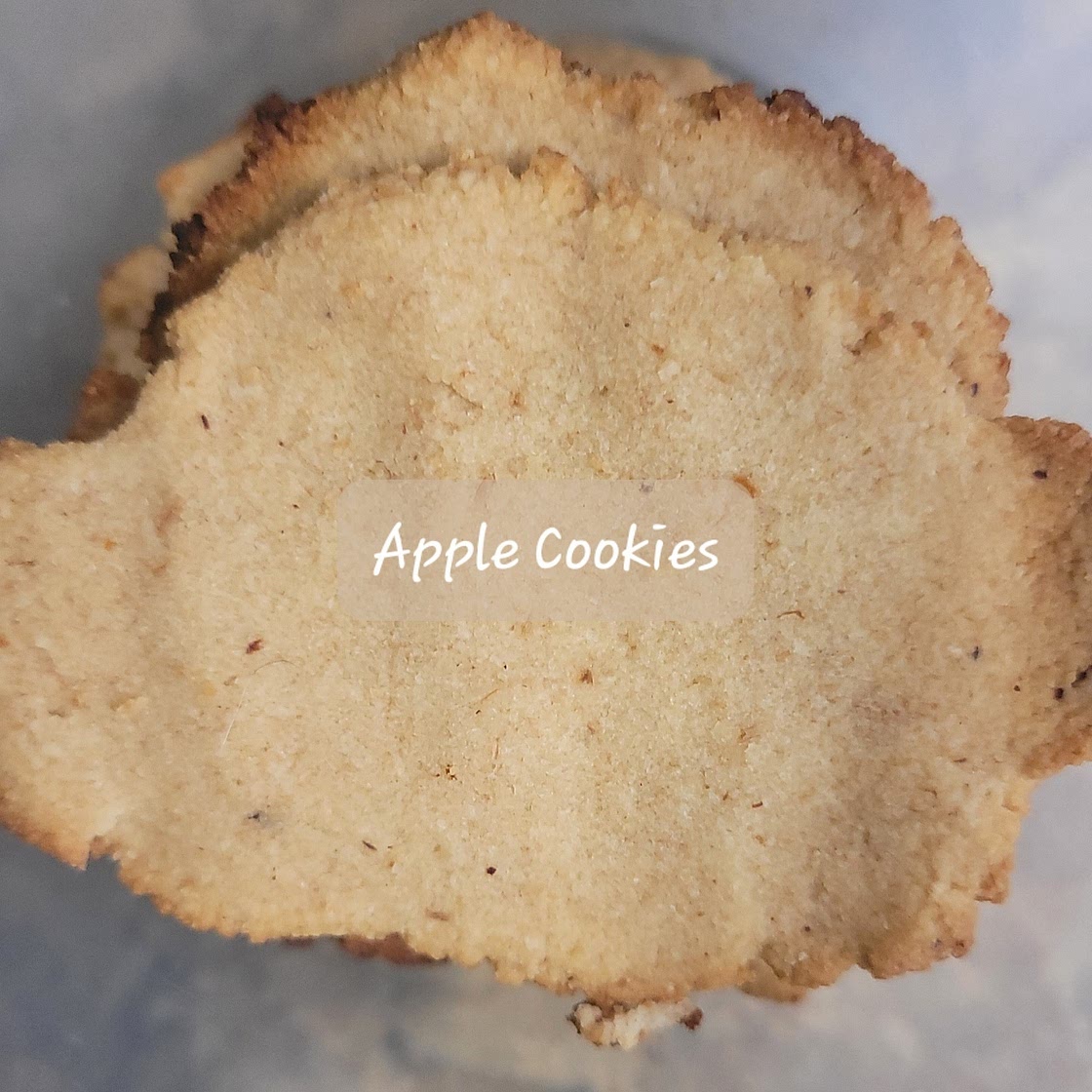 2 Ingredient Apple Cookies