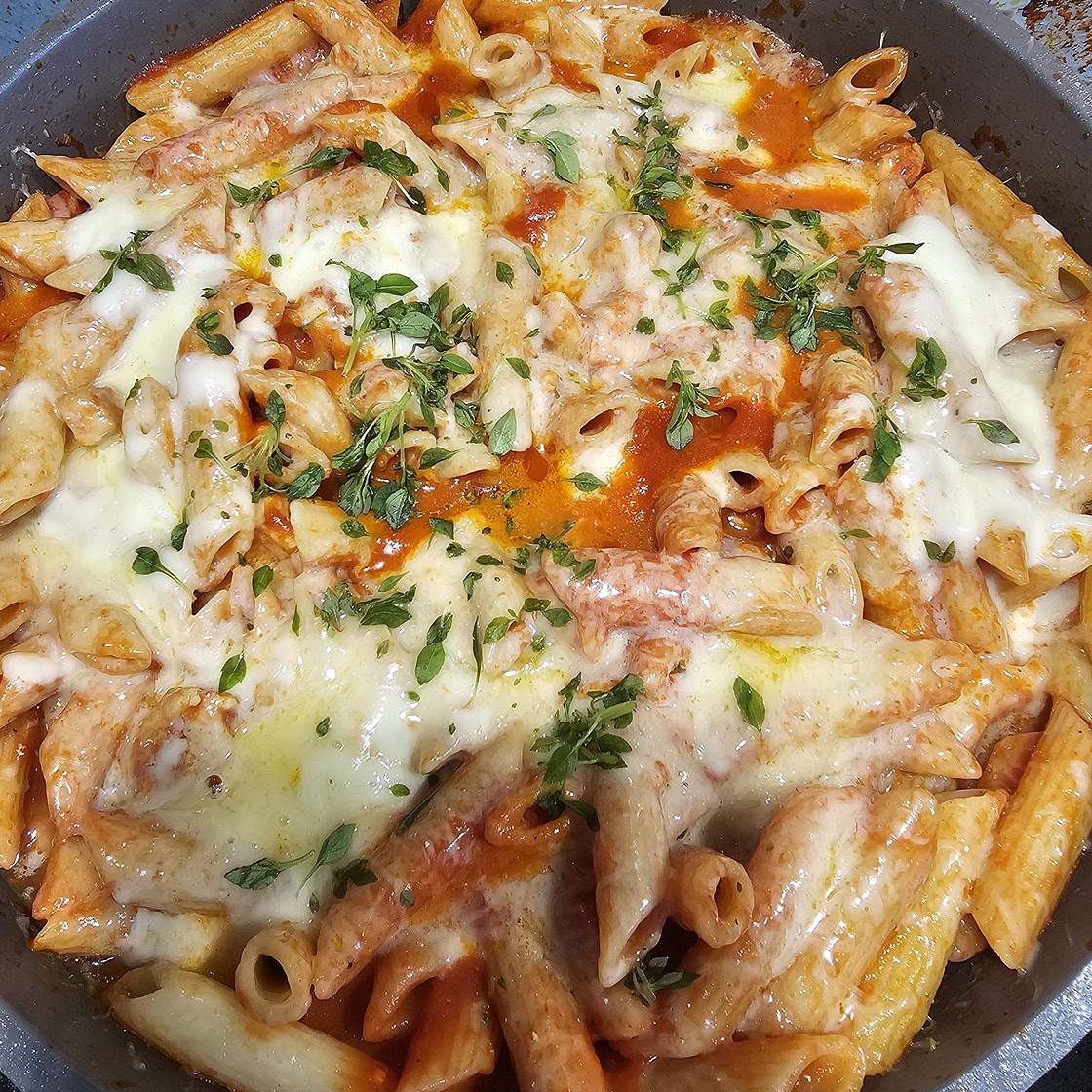 One Pot Chicken Parmesan Pasta