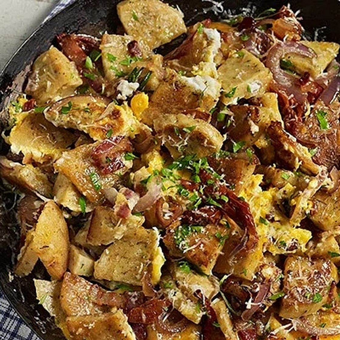 Bauernknödel-Gröstl