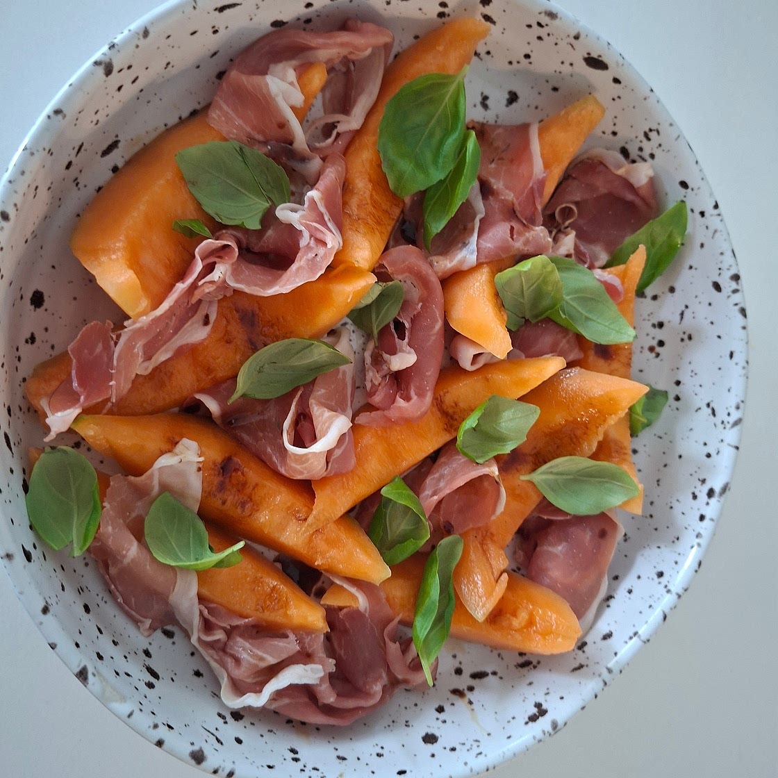 Melon and dry cured ham