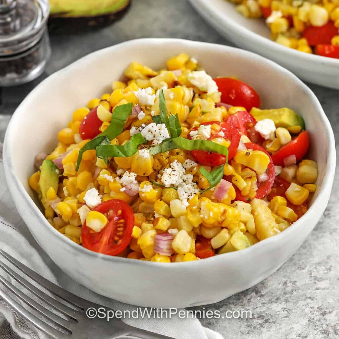 Grilled Corn Salad