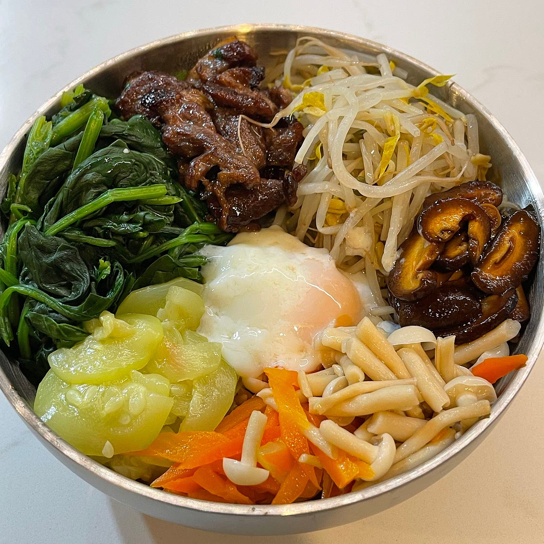 Easy Beef Korean Bibimbap Recipe