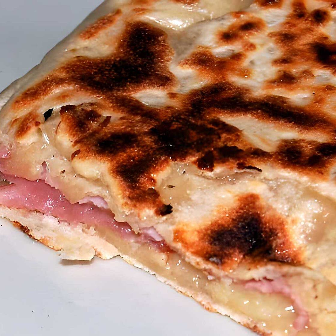 Un repas de dimanche soir: Naans croque monsieur faciles, rapides et excellents (6pts ww)!!!