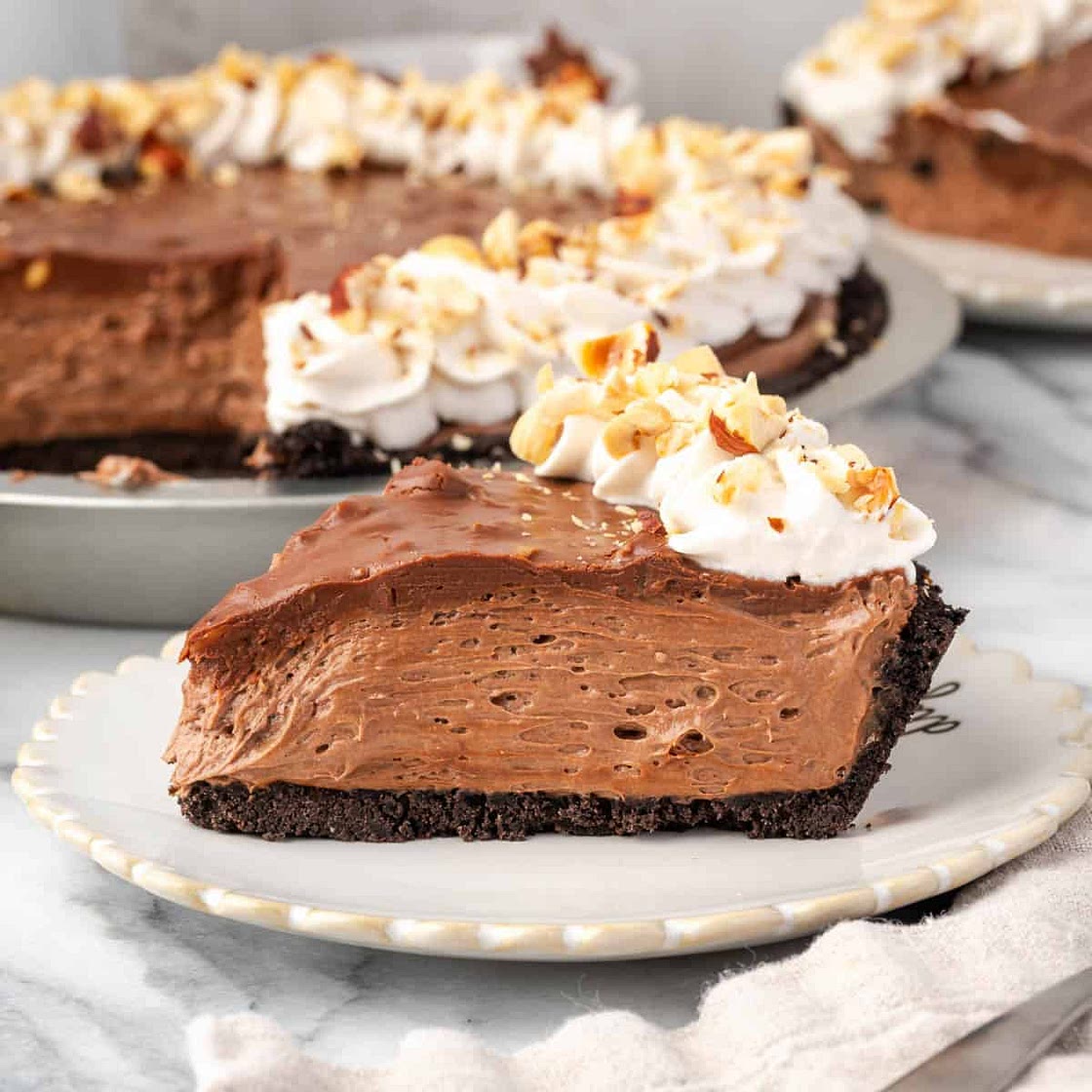 No Bake Nutella Pie