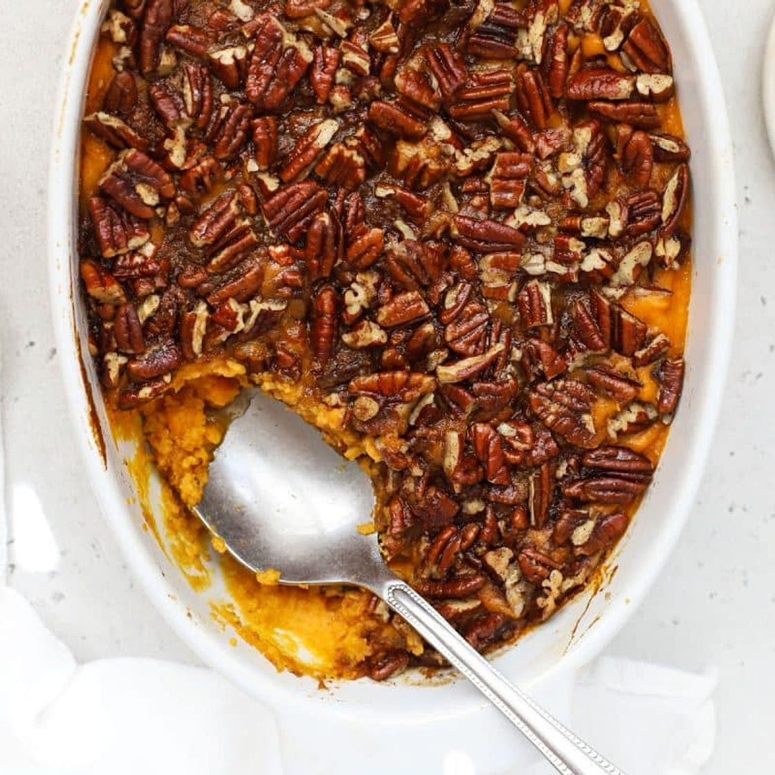 Paleo (or Vegan!) Sweet Potato Casserole