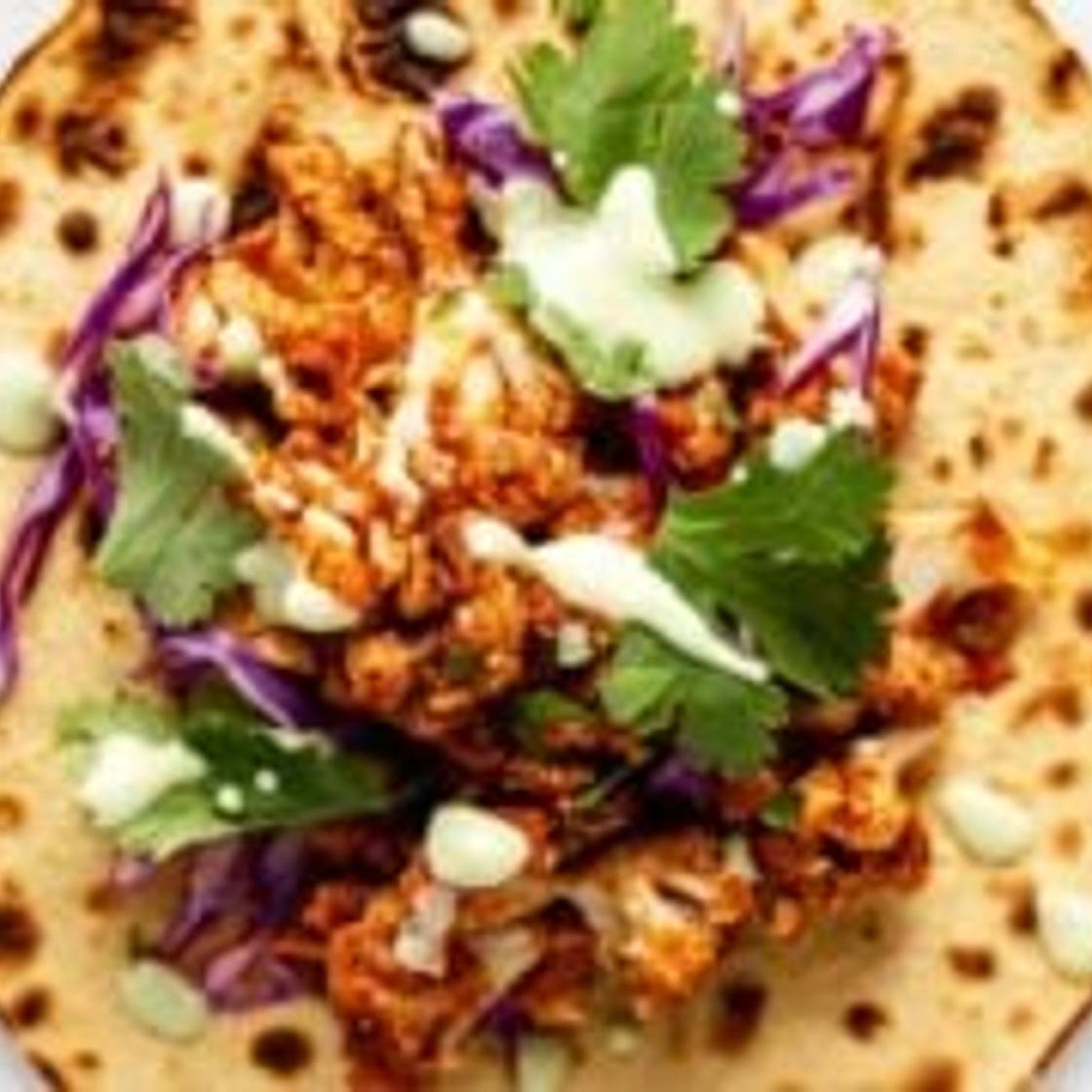 Cauliflower Tinga Tacos