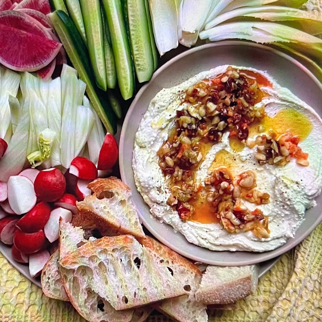 Whipped Feta Antipasti Dip