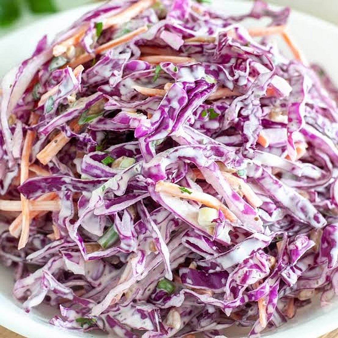 Red Cabbage Coleslaw