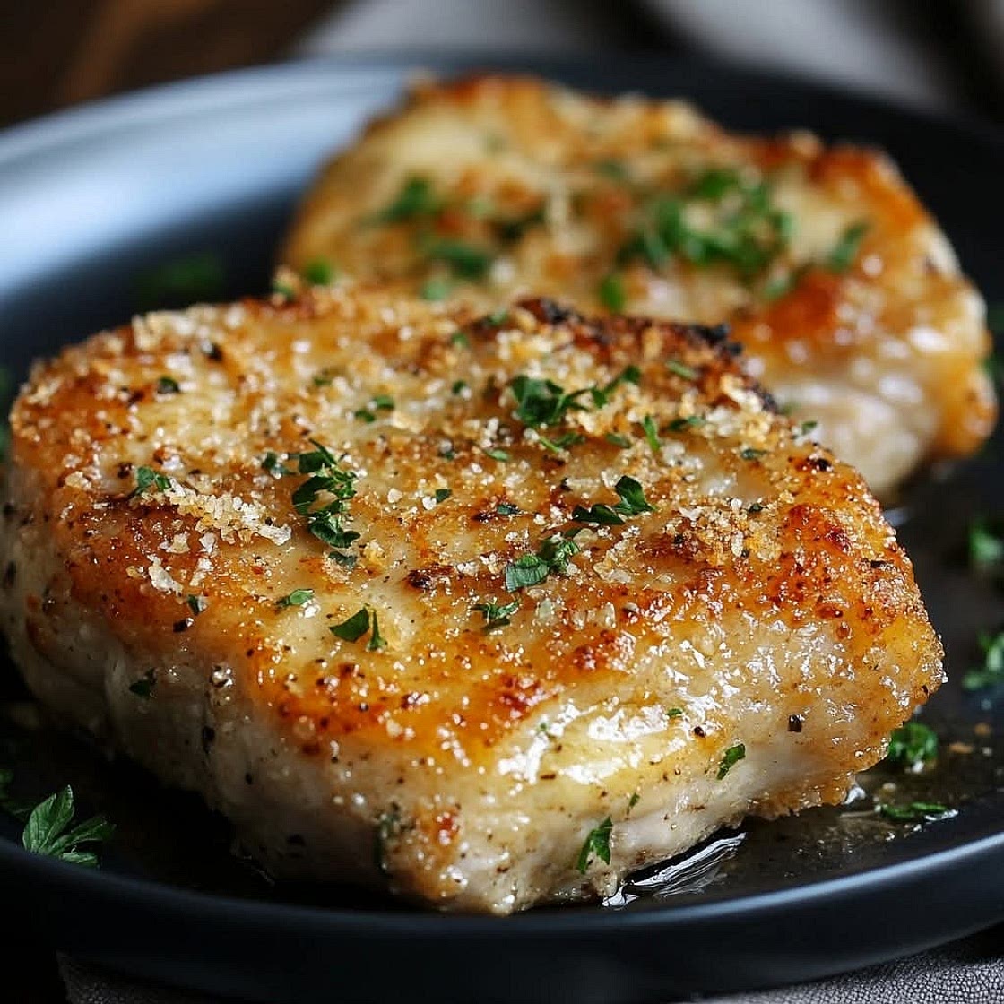 Parmesan Baked Pork Chops