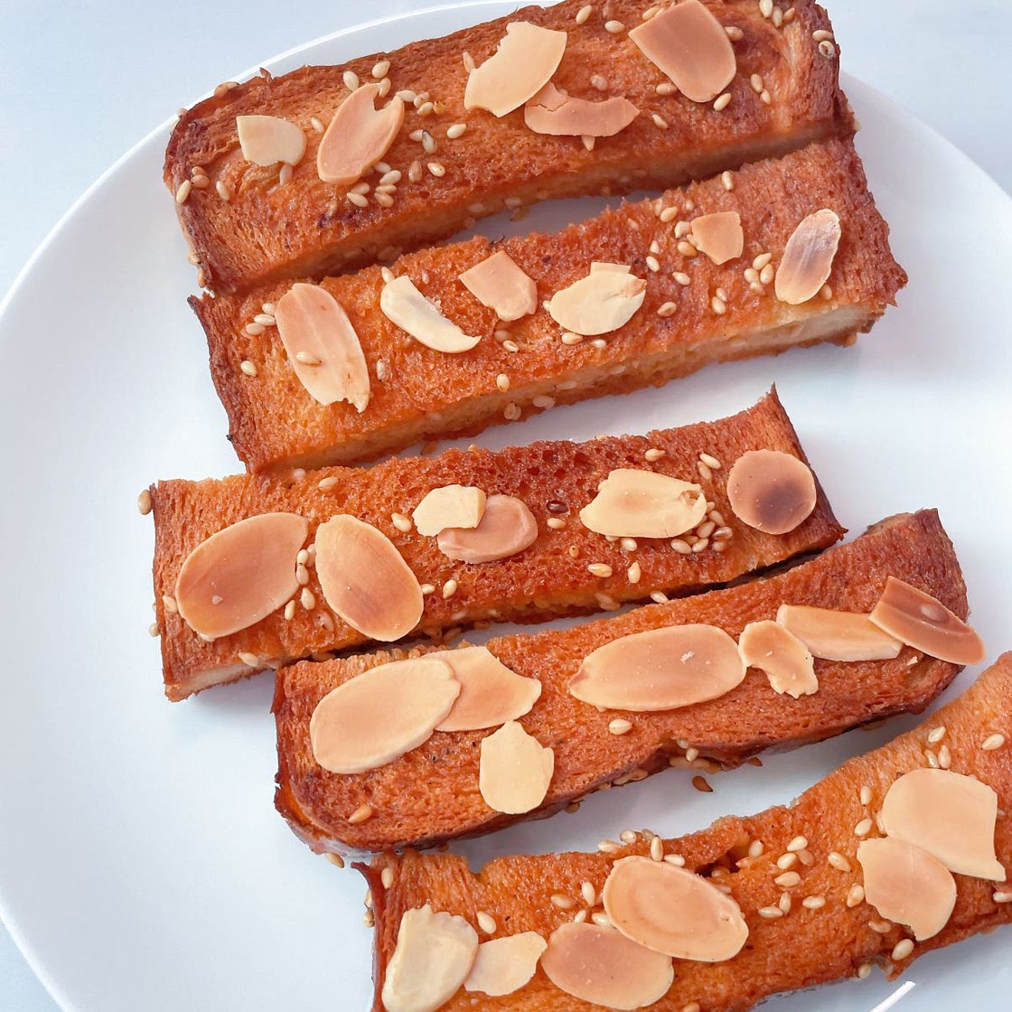 🍯 Sesame Honey Baked French Toast Sticks