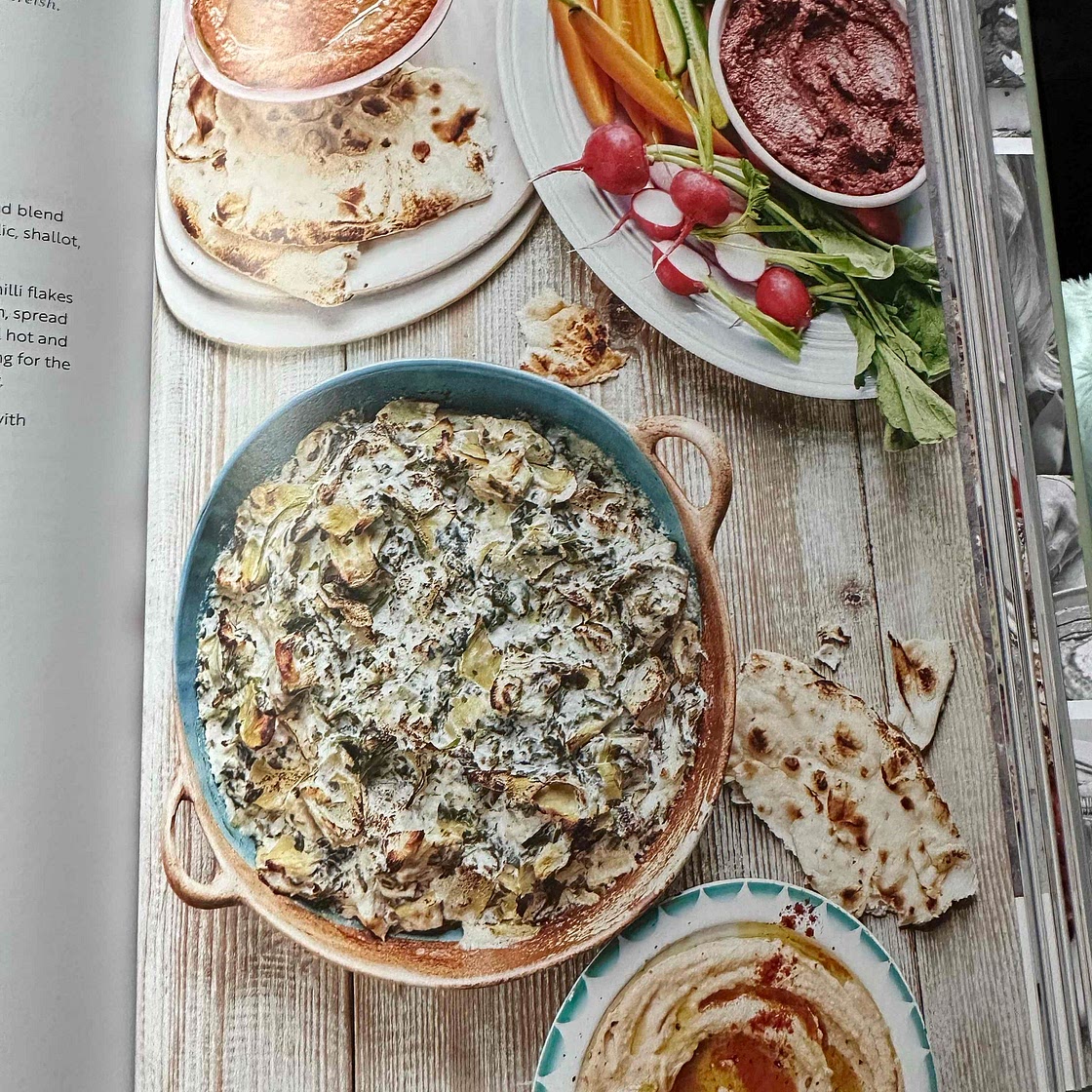 High-protein Baked Artichoke Dip