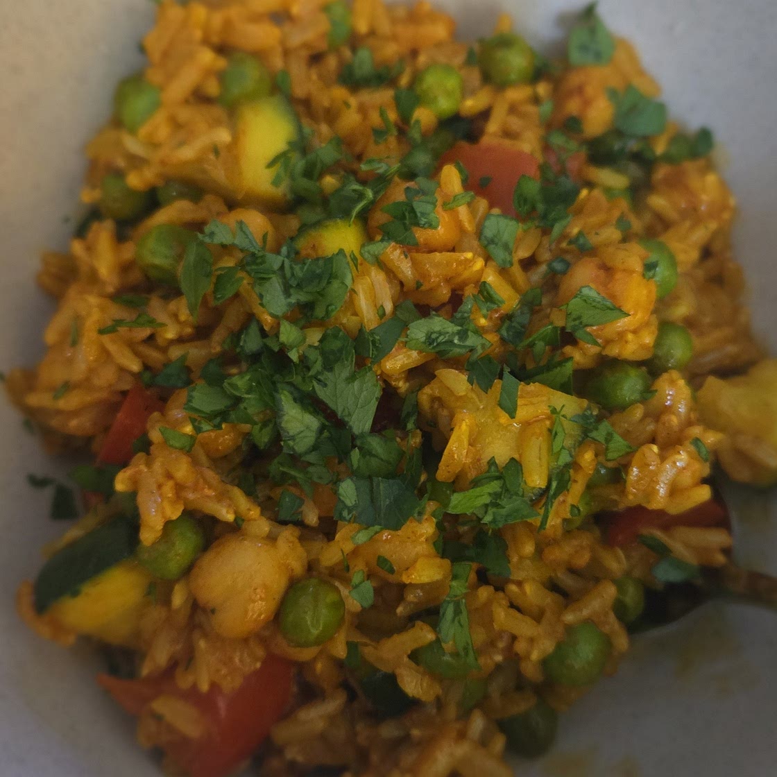 Protein-packed Veggie Paella