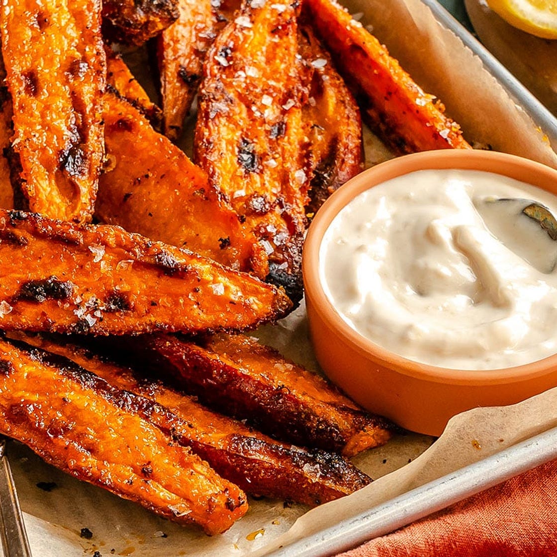 Crispy Baked Sweet Potato Wedges (with Cornstarch)