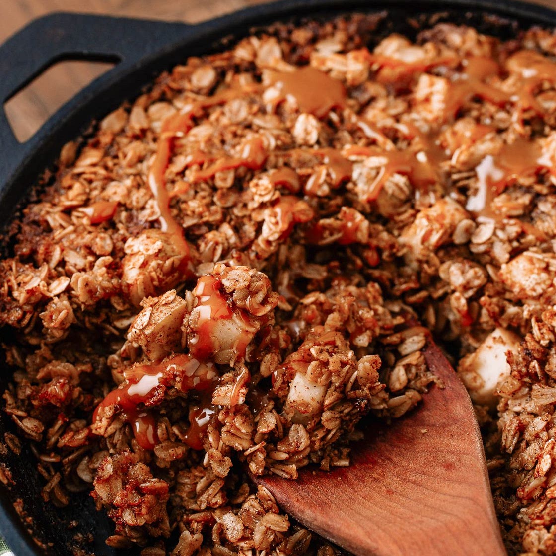 Apple Cinnamon Baked Oatmel