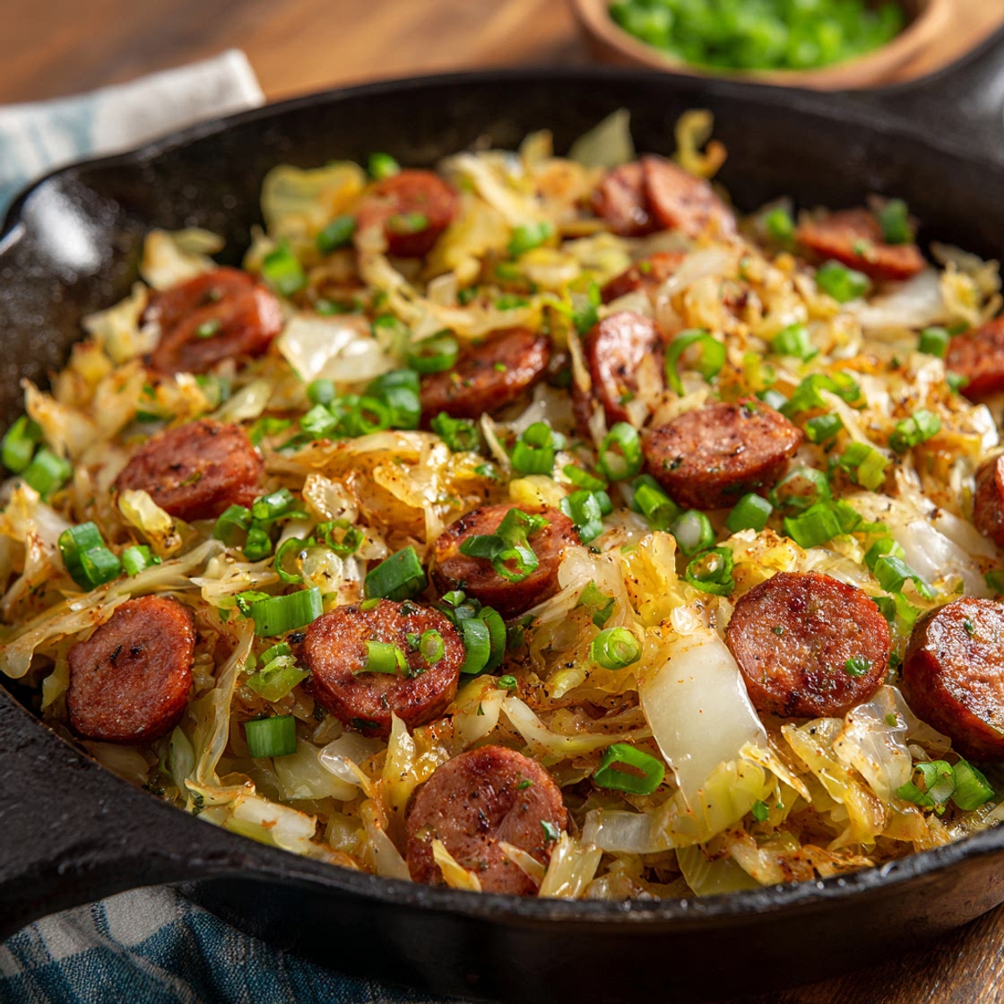 Cajun Cabbage Skillet