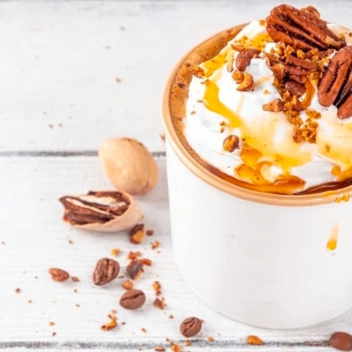 Butter pecan temptation latte