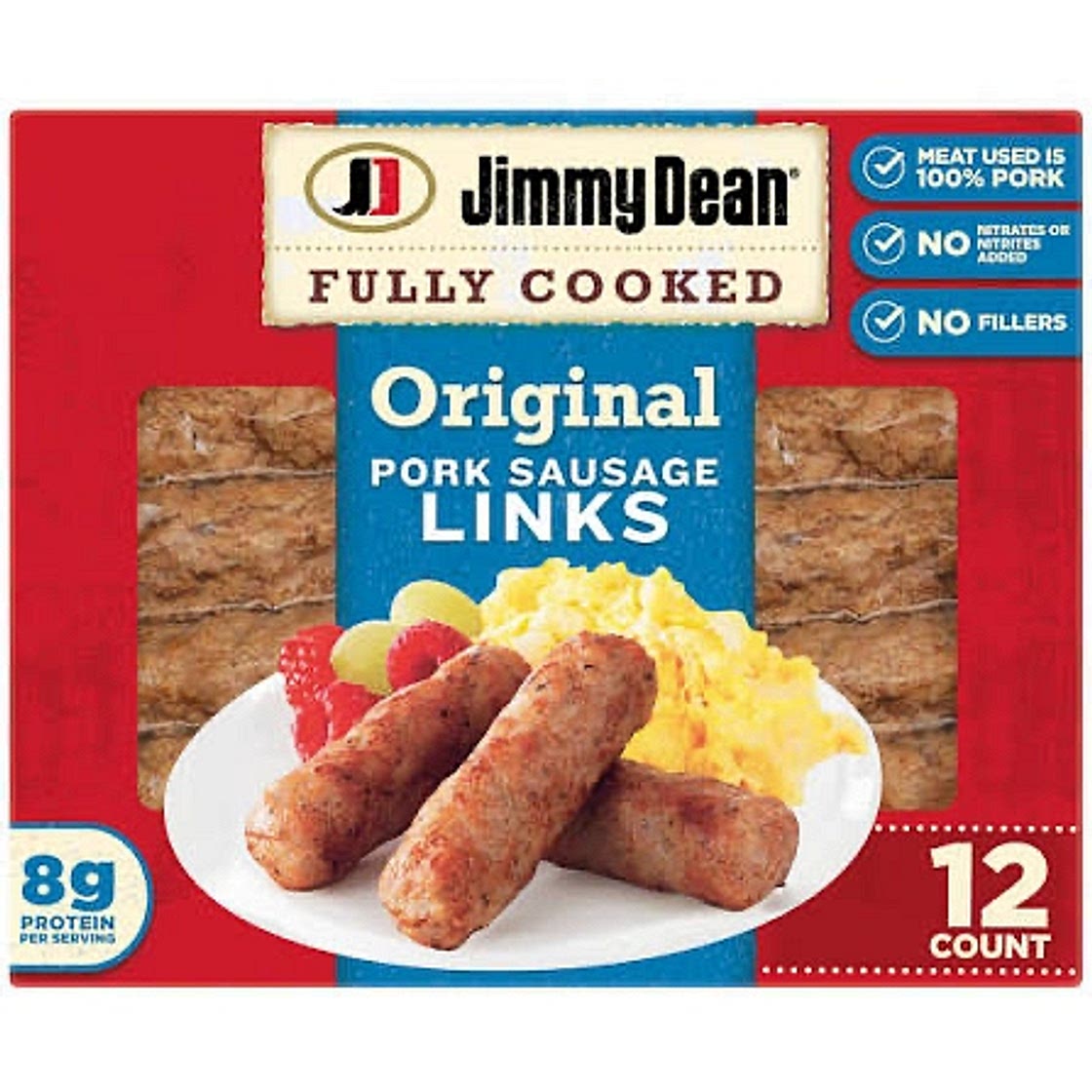 Jimmy Dean Fully Cooked Original Pork Sausage Links