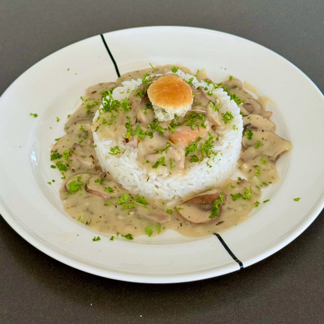 Vegetarian mushroom vol-au-vent