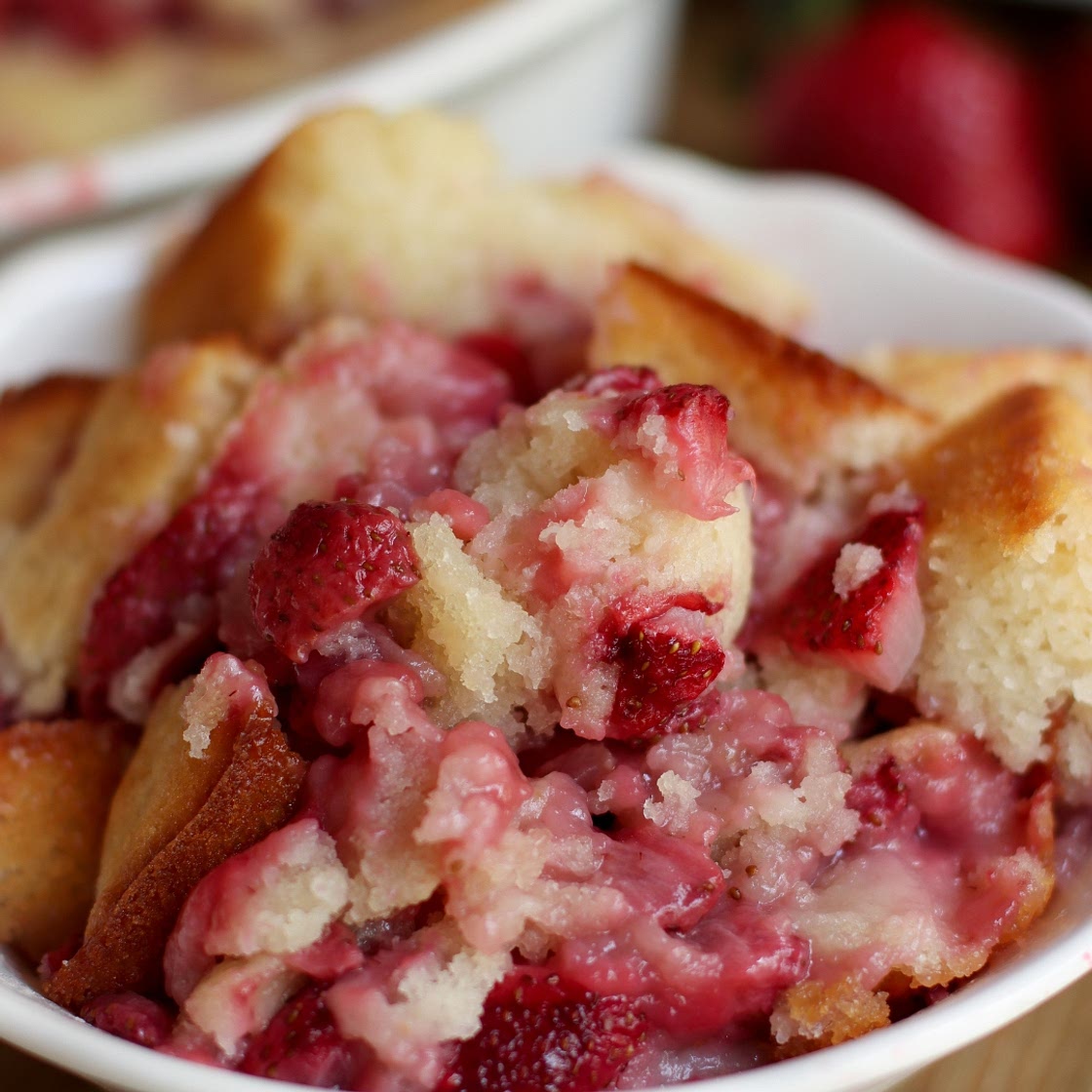 Fresh Strawberry Cobbler