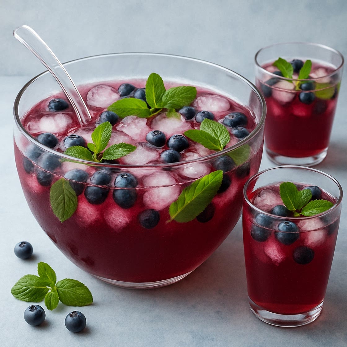 Blueberry Mint Punch