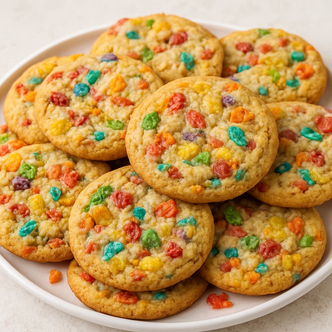 Fruity Pebbles Cookies