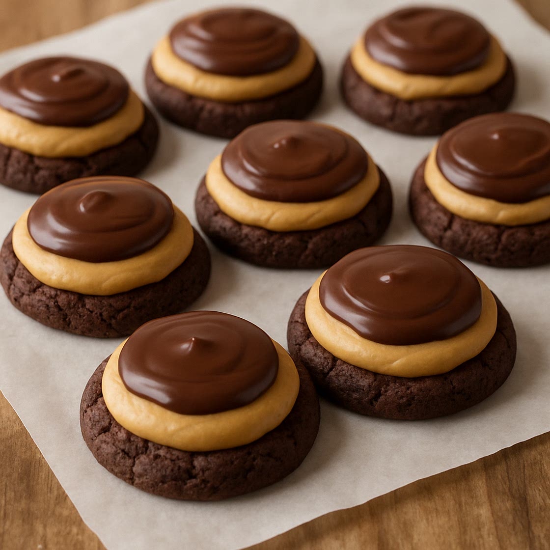 Buckeye Brownie Cookies