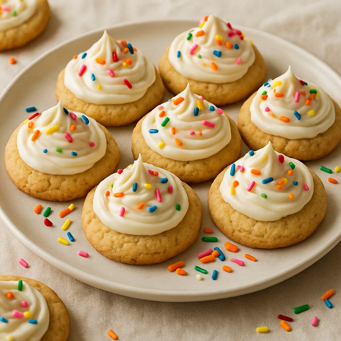 Vanilla Cupcake Cookies