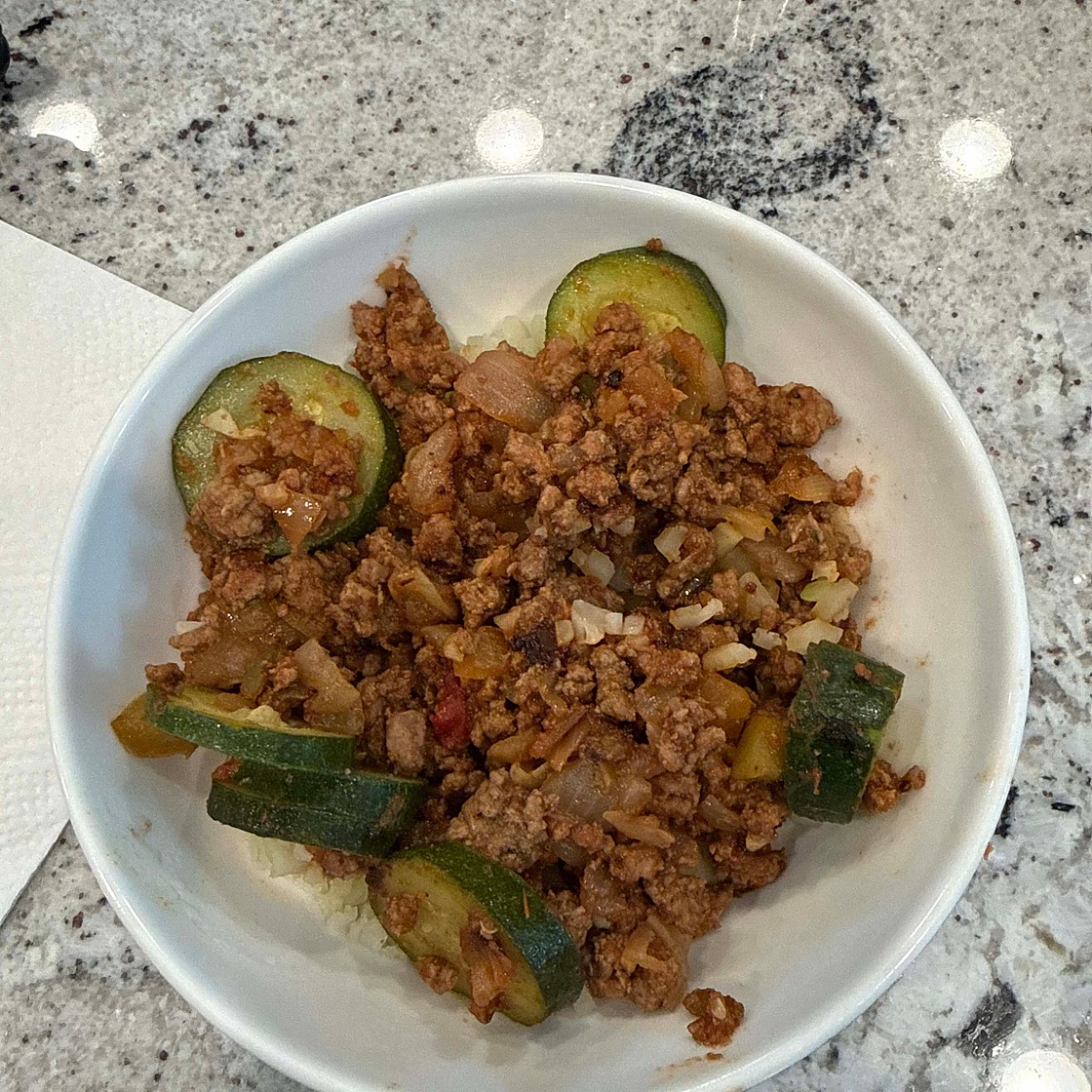 Zucchini and Ground Beef Casserole