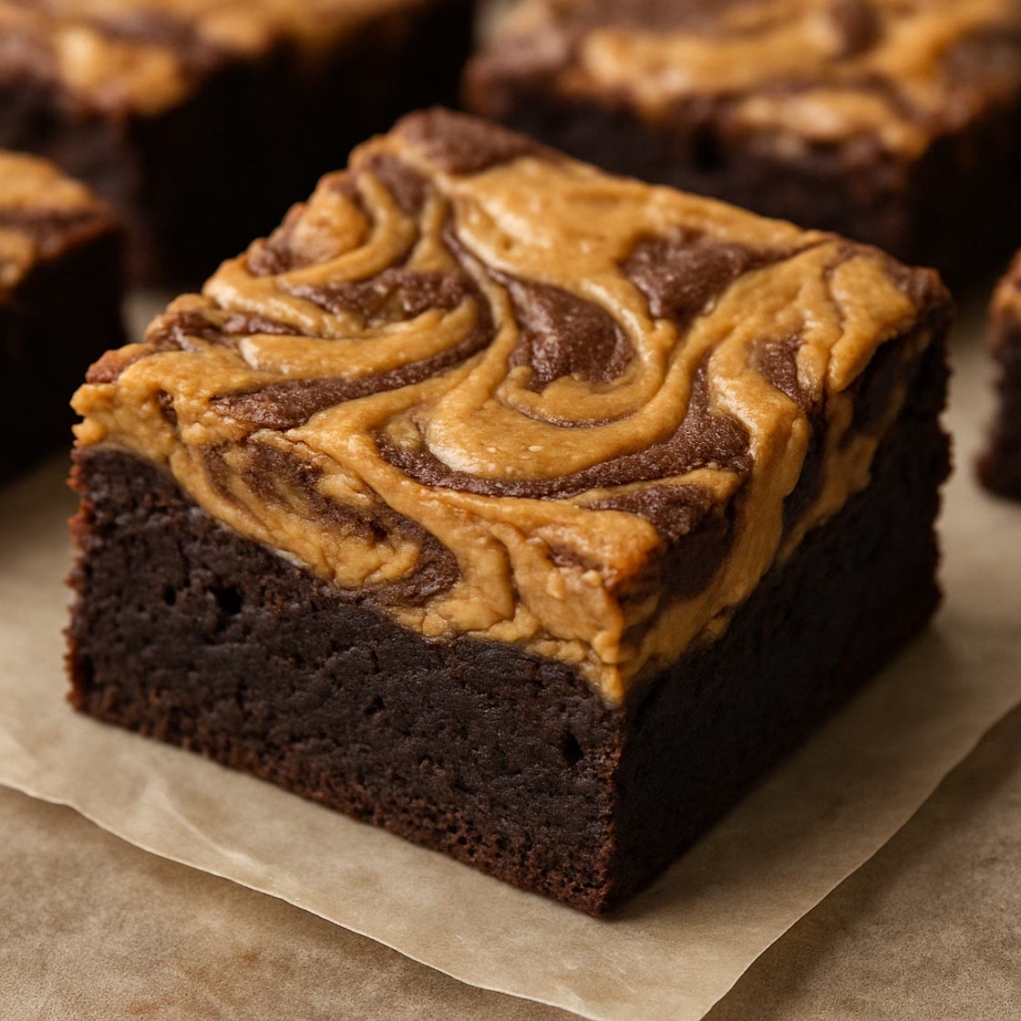Peanut butter brownie