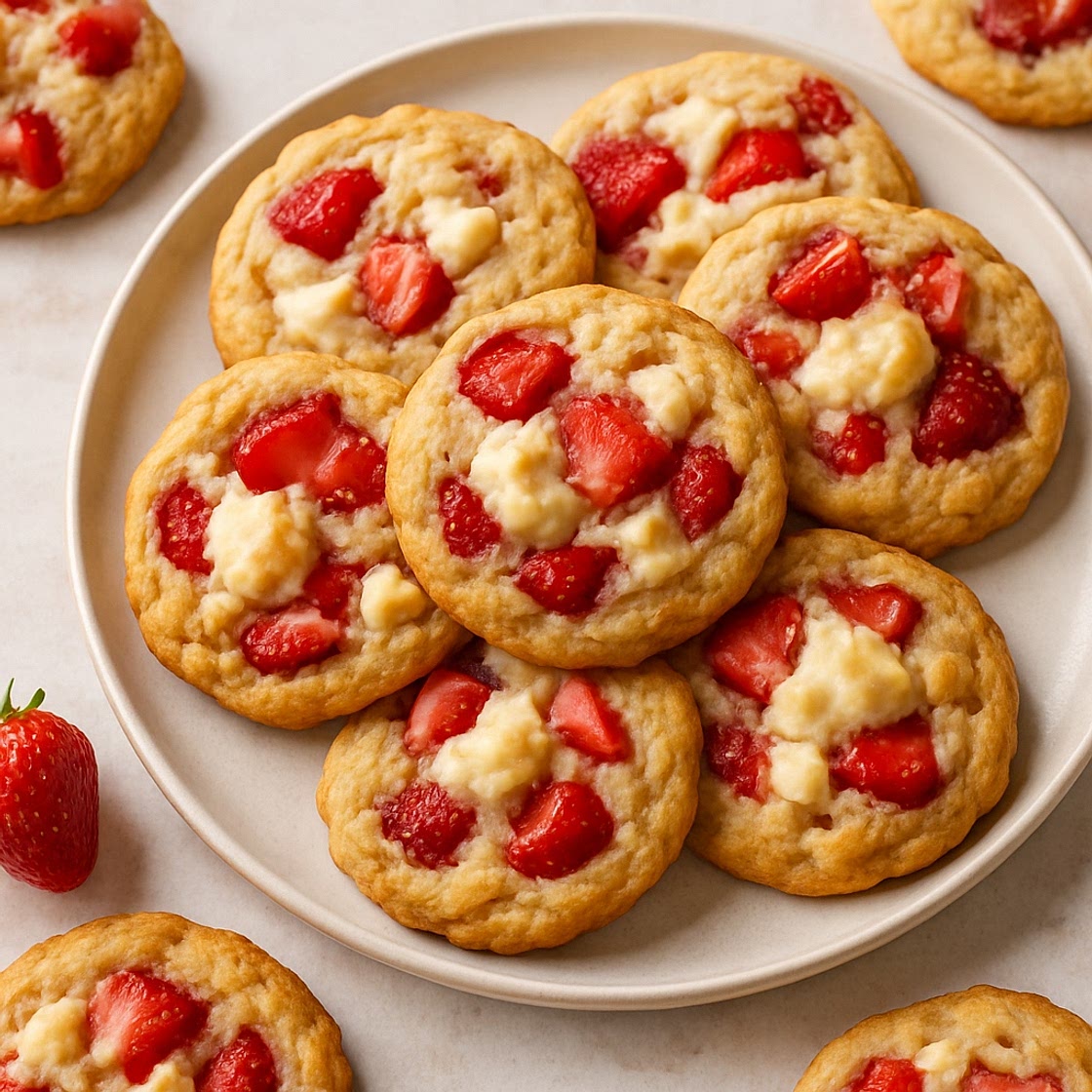 Strawberry Shortcake Cookies